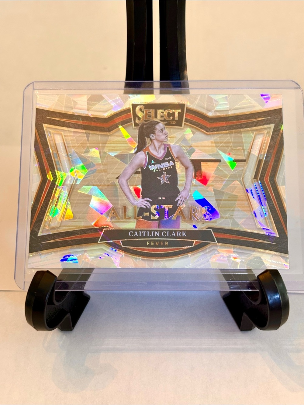 Caitlin Clark  Basketball Card All-Stars Fever Cracked Ice Prizm WNBA No. 1